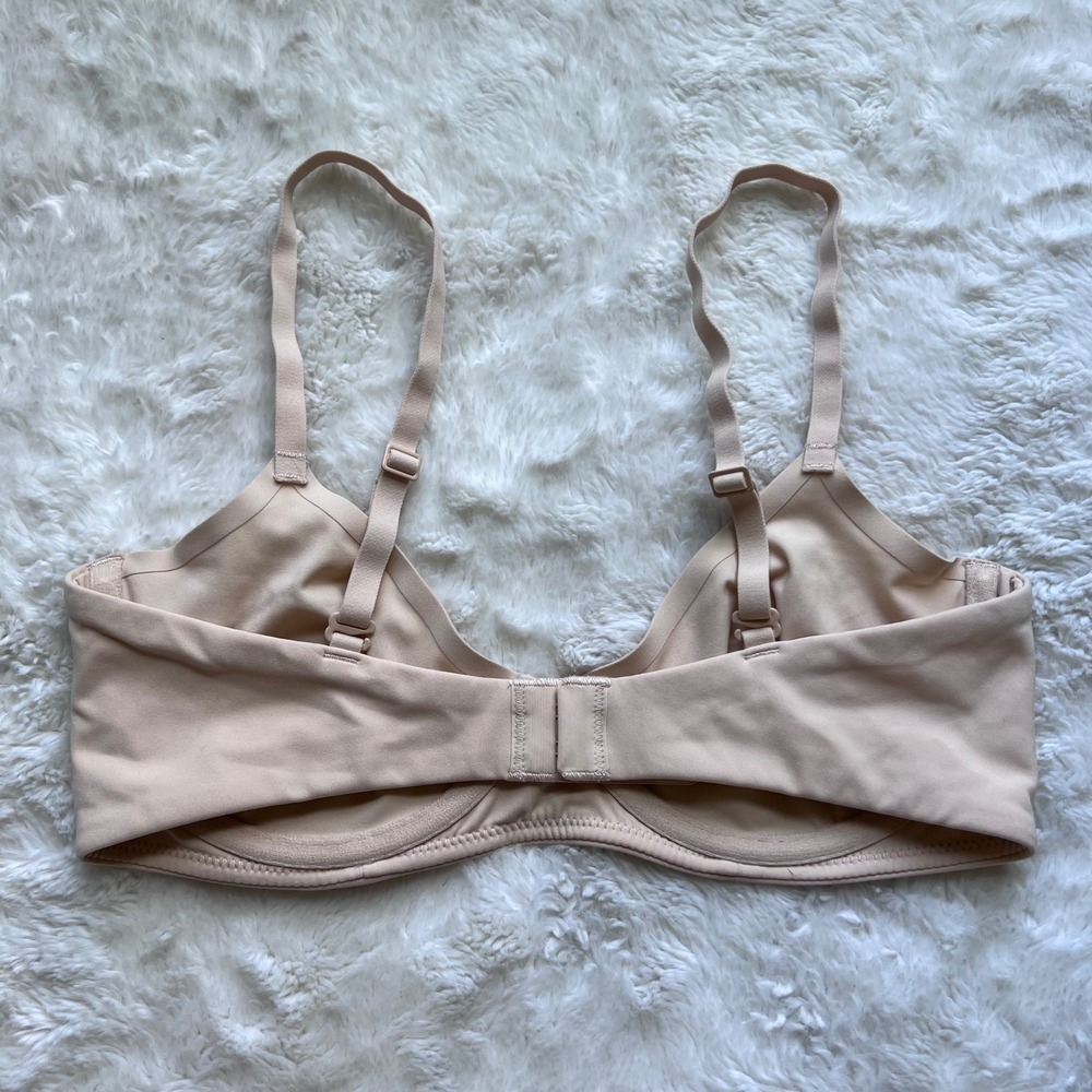 Skims Fits Everybody Underwire Bra 34C Clay Nude Tan Adjustable Straps RN158973 - Picture 5 of 10